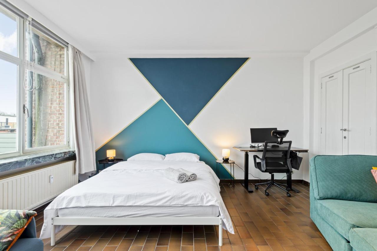 Cozy Antwerp - Cityview Studio Free Parking Kültér fotó