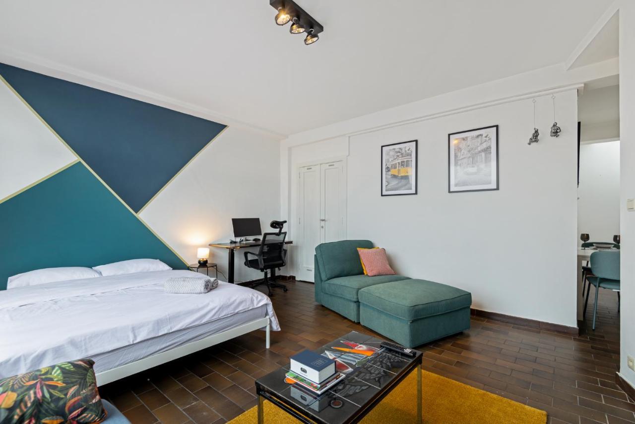 Cozy Antwerp - Cityview Studio Free Parking Kültér fotó