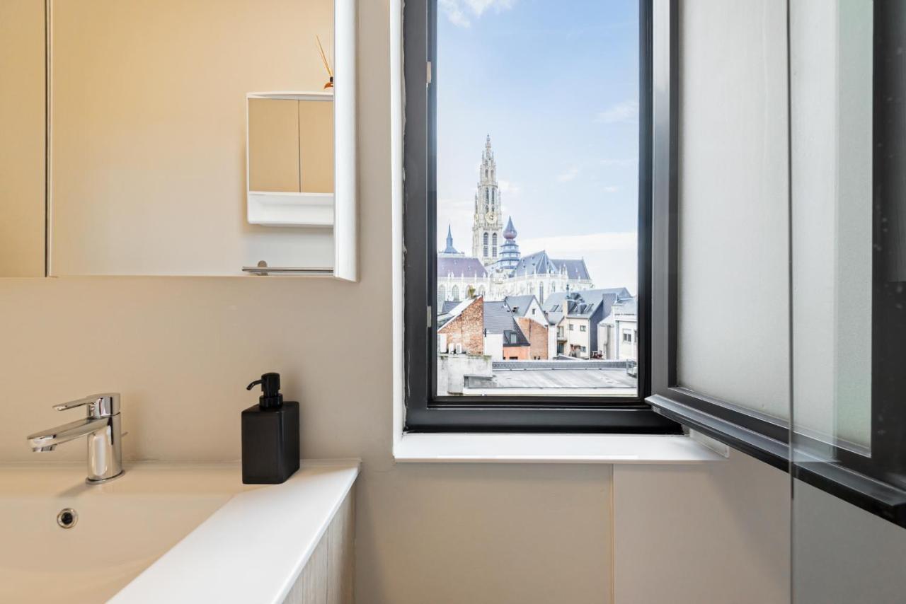 Cozy Antwerp - Cityview Studio Free Parking Kültér fotó